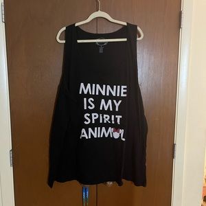 “Minnie Is My Spirit Animal” Tank Disney x Torrid Size 5